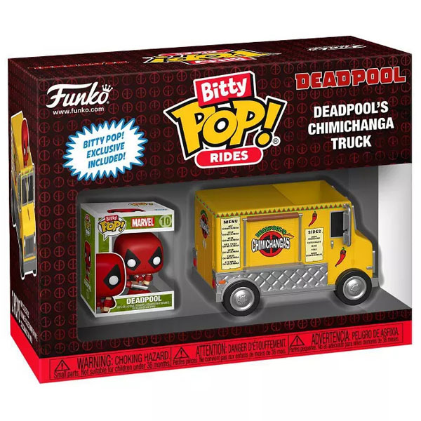 Funko Bitty Pop! Rides Deadpool's Chimichanga Truck Figure